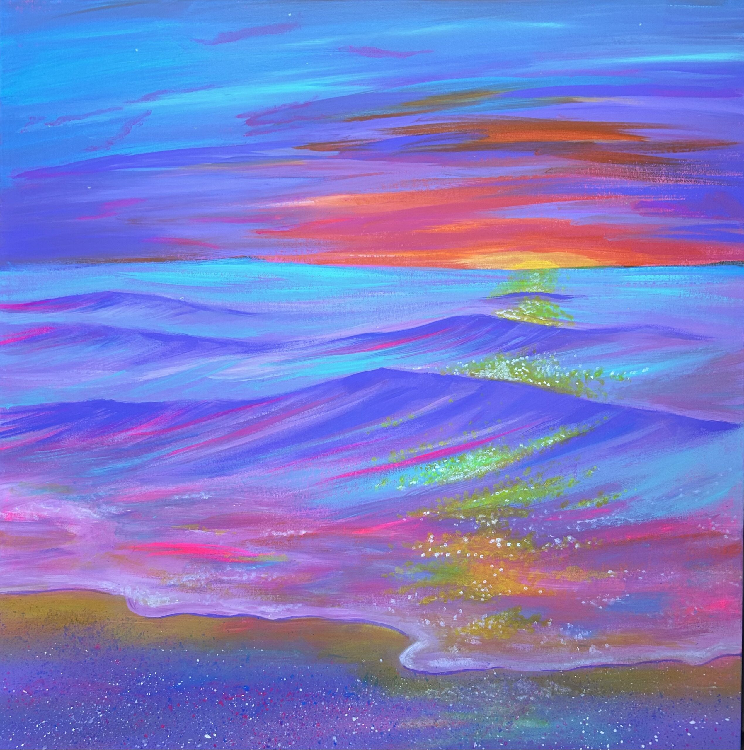 SALTITO CUANTICO ✦ 70cm x 70cm ✦ $9999